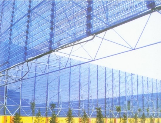 红桥环保扫风墙网架工程