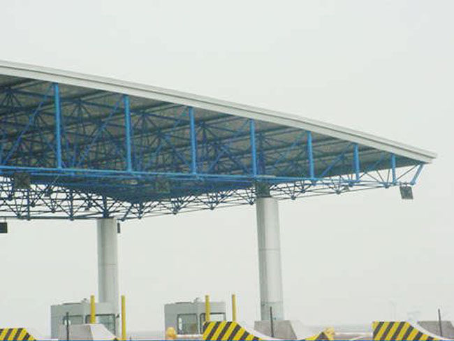 红桥收费站网架工程